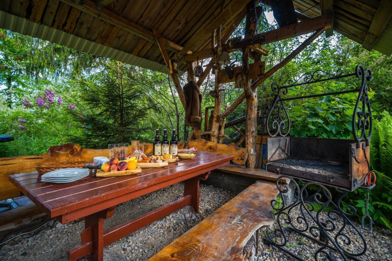 Pokoje Z Widokiem Na Gory I Prywatny Domek Z Zadaszona Altana - Grillem I Ogniskiem. Zakopane Exterior foto